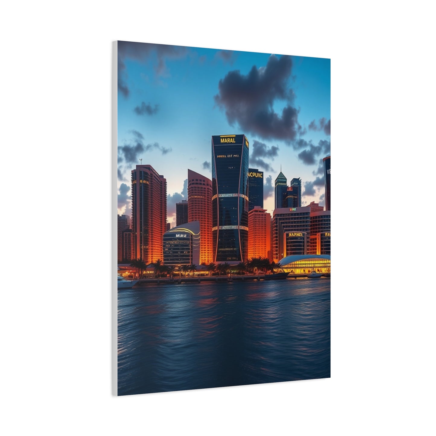 Opulent Skyline Silhouette Art Wall Art & Canvas Print
