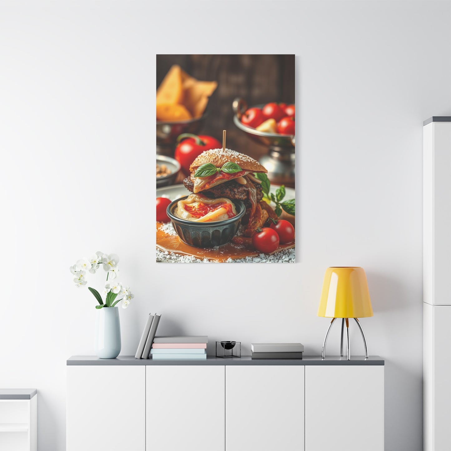 Italian Food Art Luxury Canvas Wall Art & Canvas Print