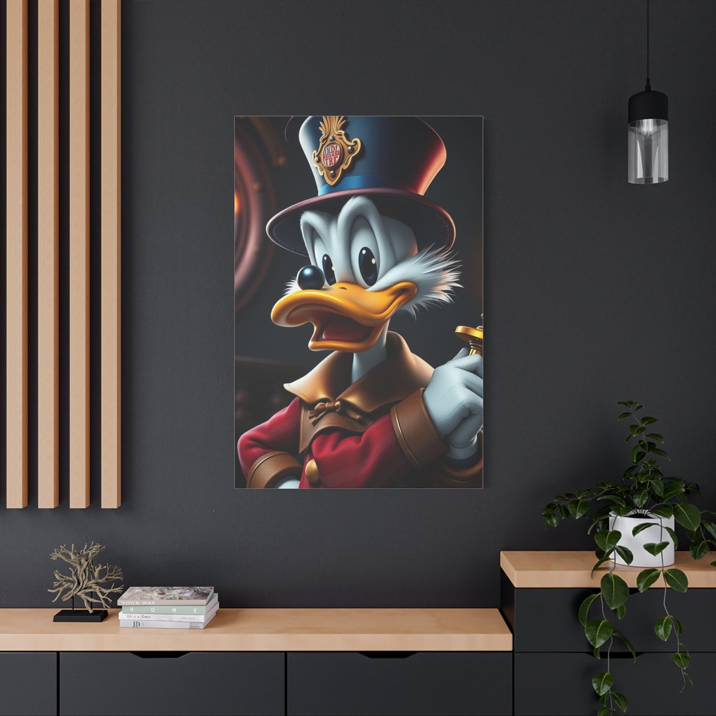 Affluent Monarch Canvas Wall Art & Canvas Print