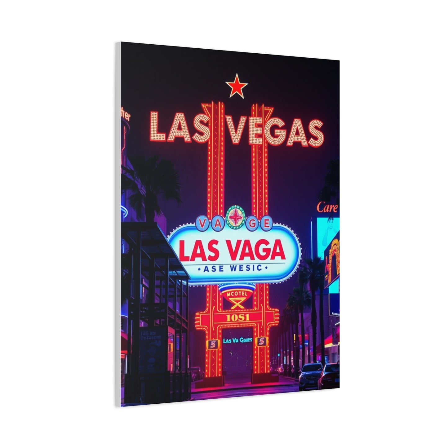 Las Vagas Art Canvas Art 5 Wall Art & Canvas Print