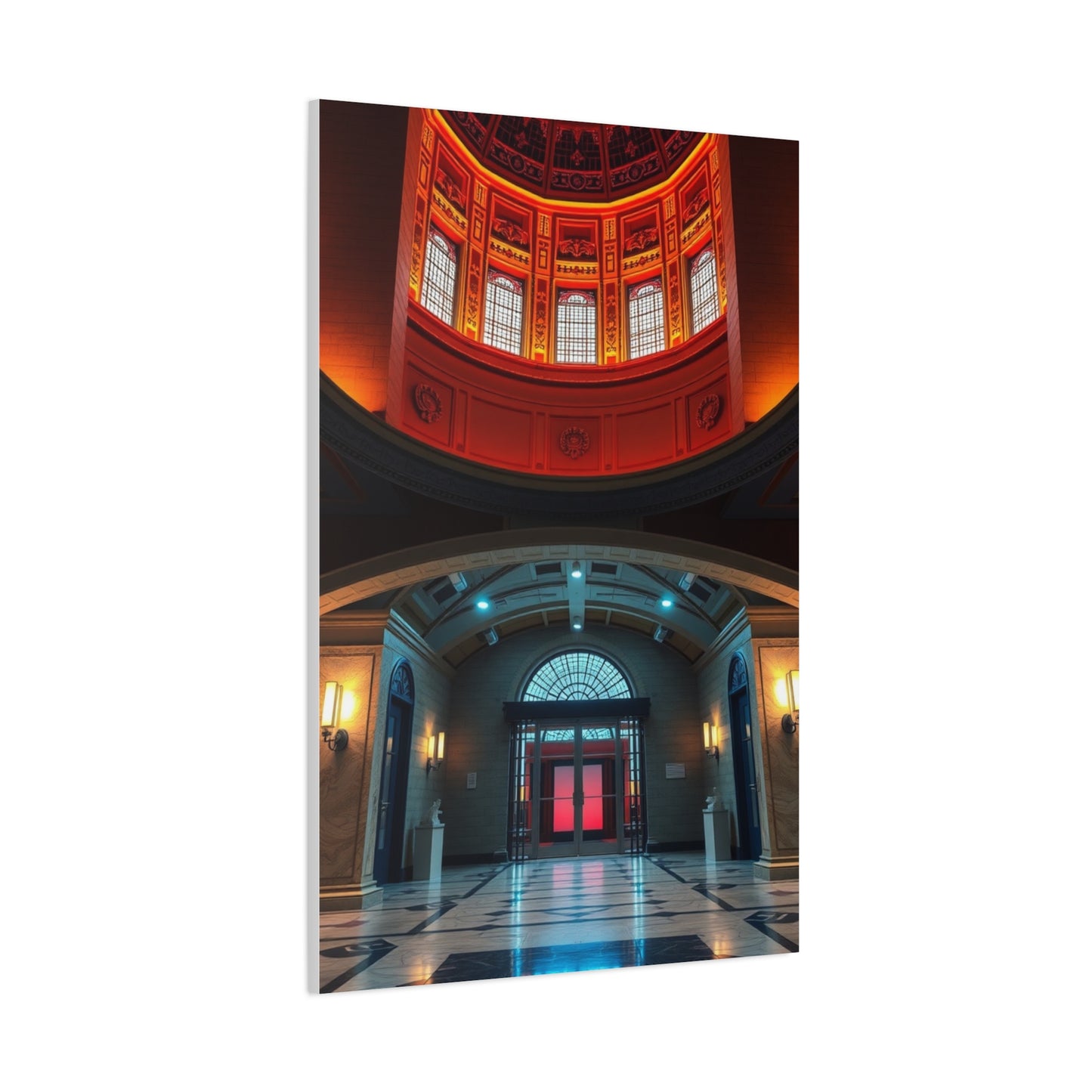 Sculptural Skyline Masterpiece Wall Art & Canvas Print