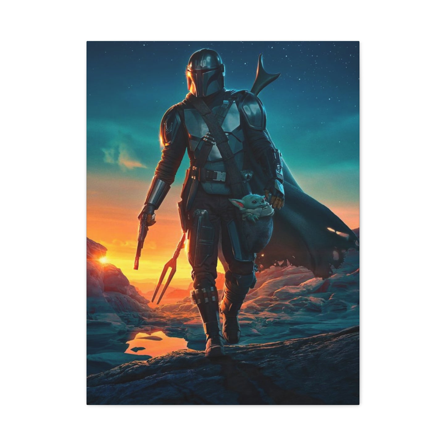 Star Wars Character And Yoda Wall Art & Canvas Prints