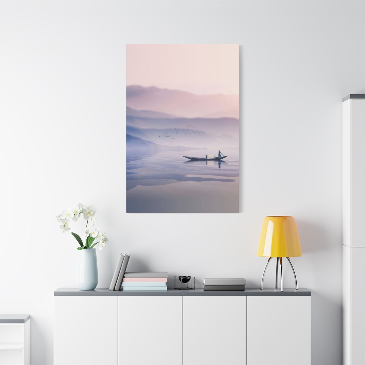 Clear Water Boat Wall Art & Canvas Prints