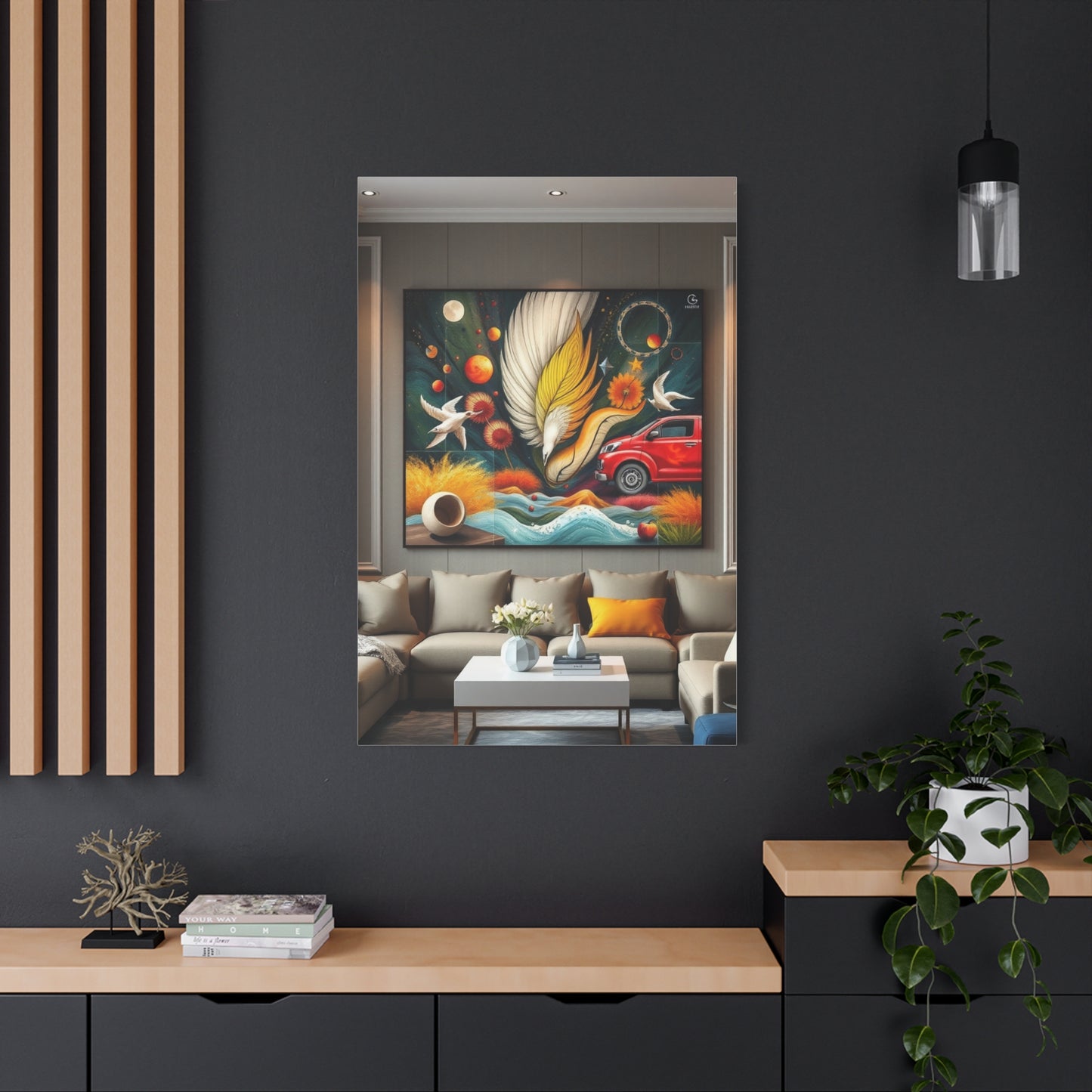 Sublime Lounge Canvas Wall Art & Canvas Print