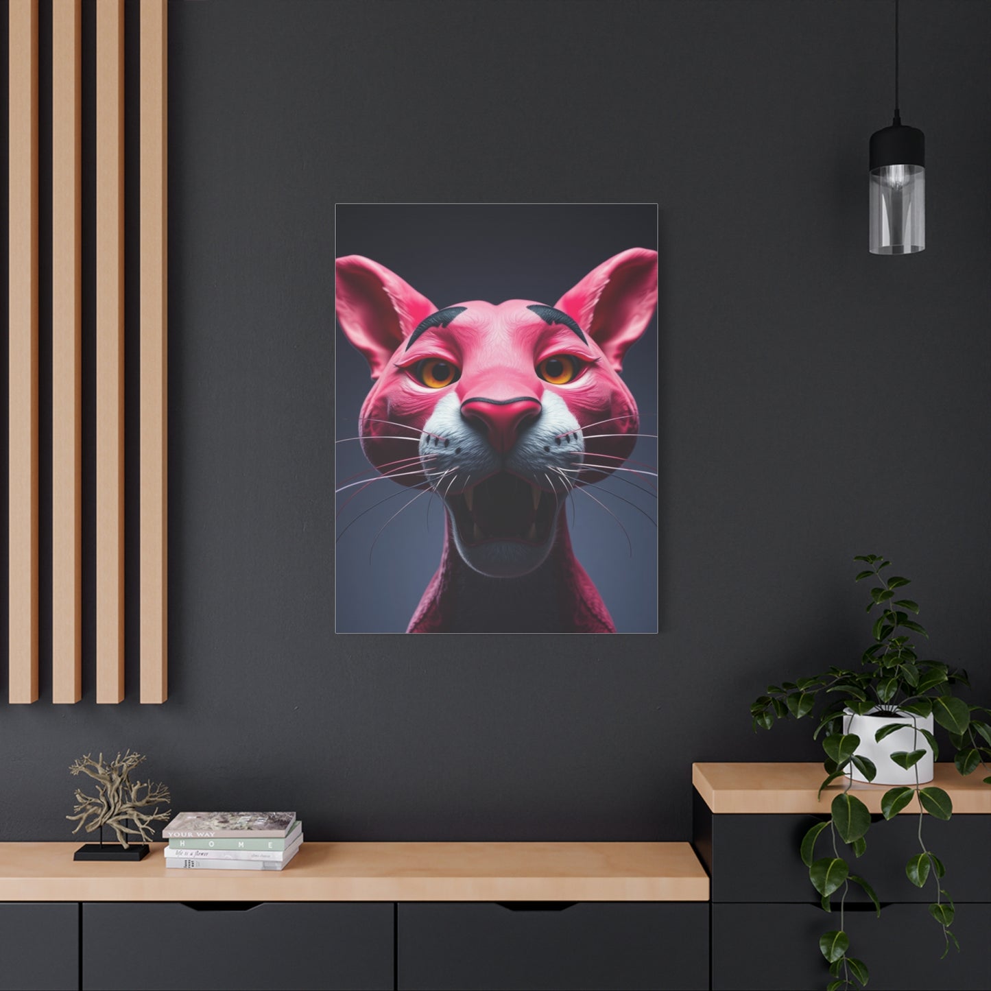 Orchid Panther Luxe Art Wall Art & Canvas Print