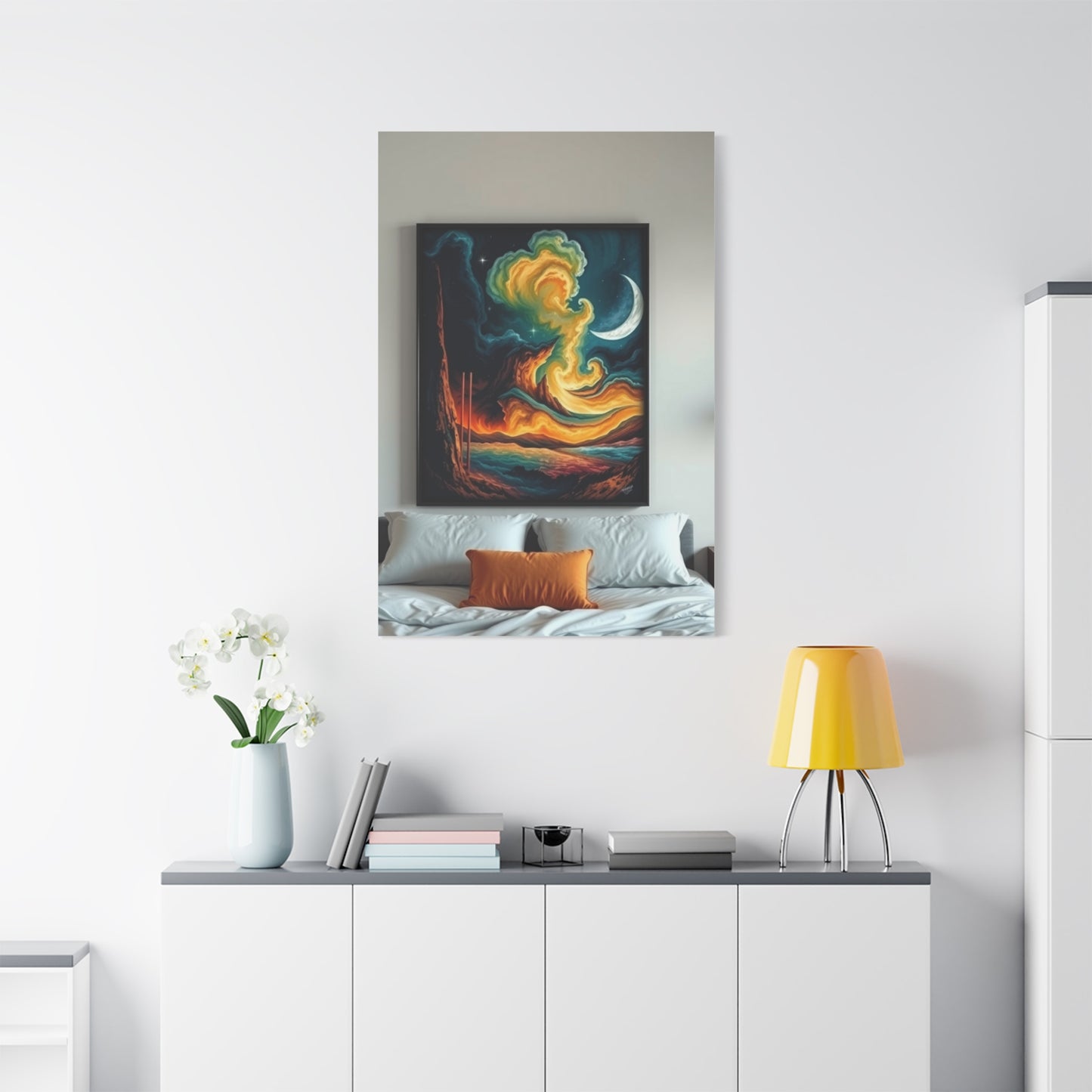 Sophisticated Slumber Mural Wall Art & Canvas Print