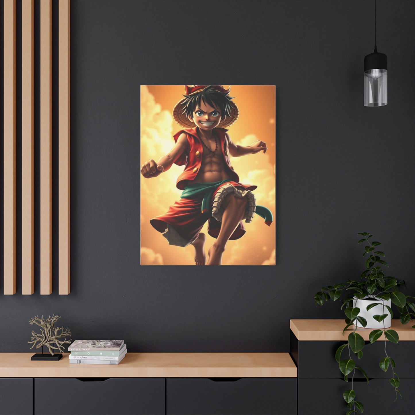 Monkey D. Luffy Art Canvas Art 1 Wall Art & Canvas Print