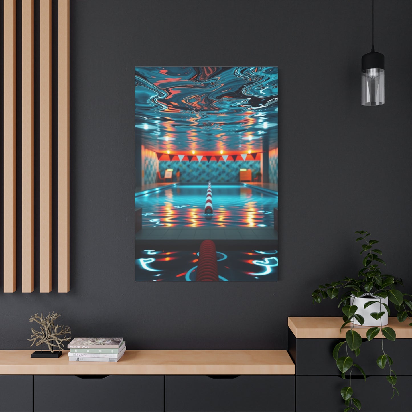 Swimming Pool Art Luxury Canvas Wall Art & Canvas Print