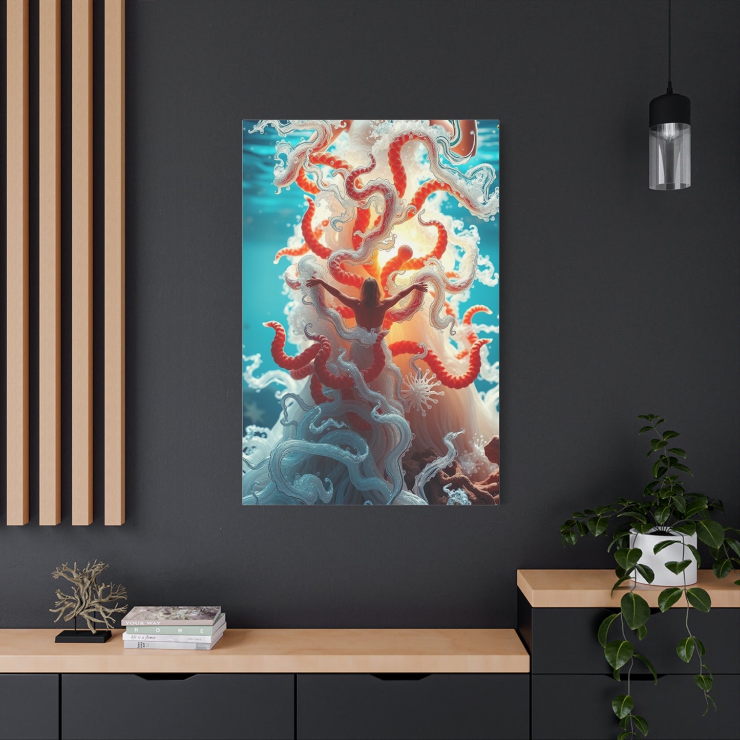 Celestial Waves Masterpiece Wall Art & Canvas Print