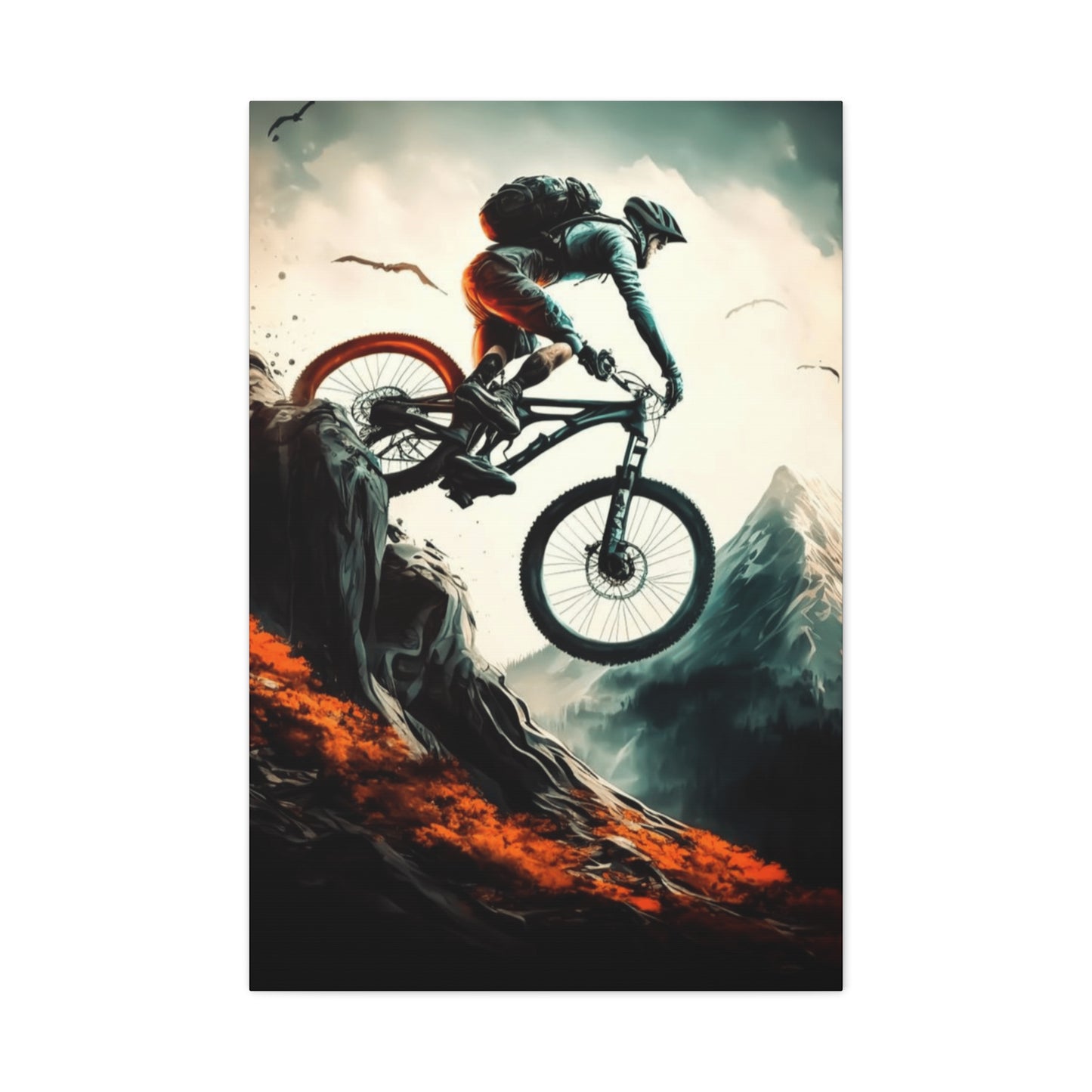 Dangerous Bicycle Ride Wall Art & Canvas Prints