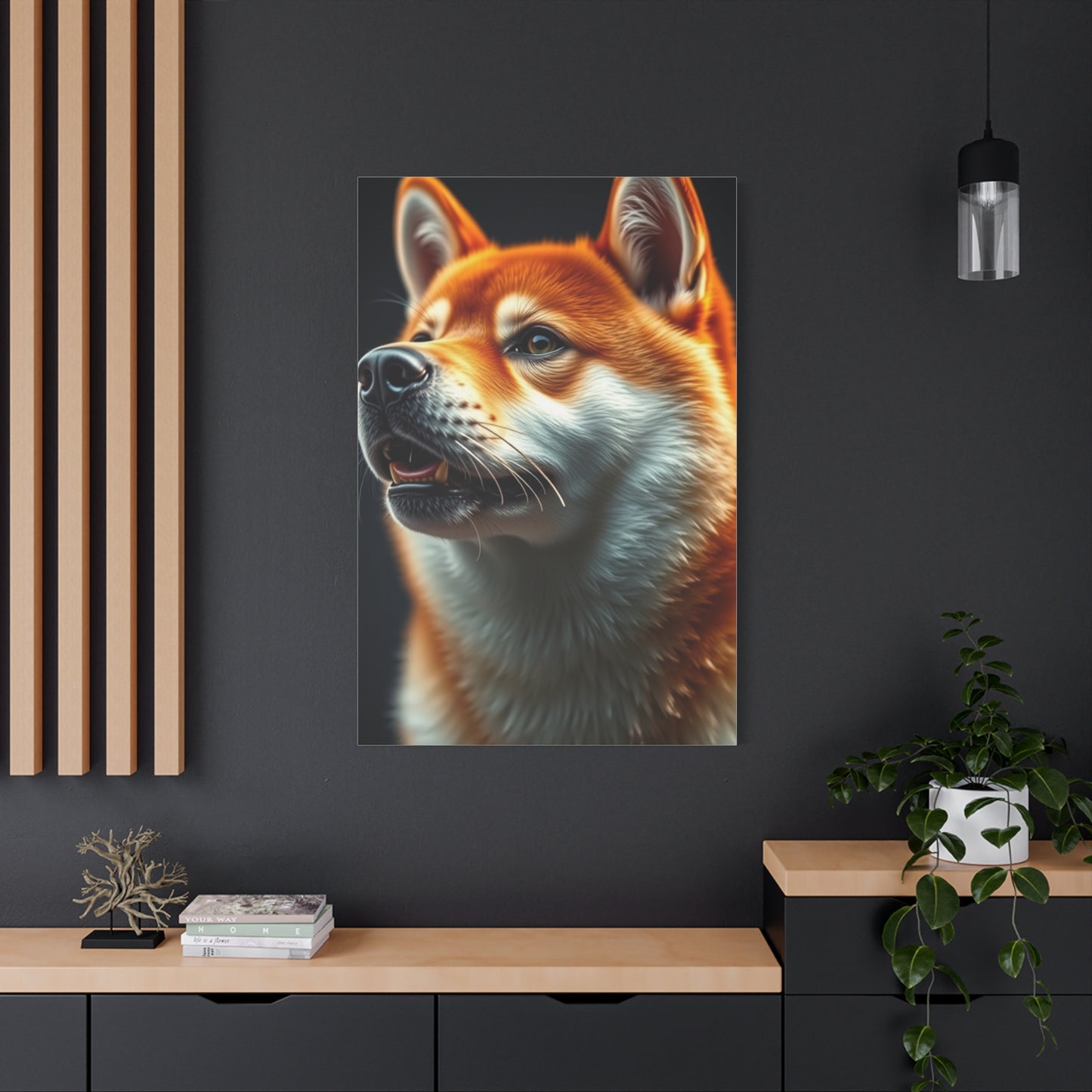 Shiba Inu Dog Art Supreme Canvas Wall Art & Canvas Print
