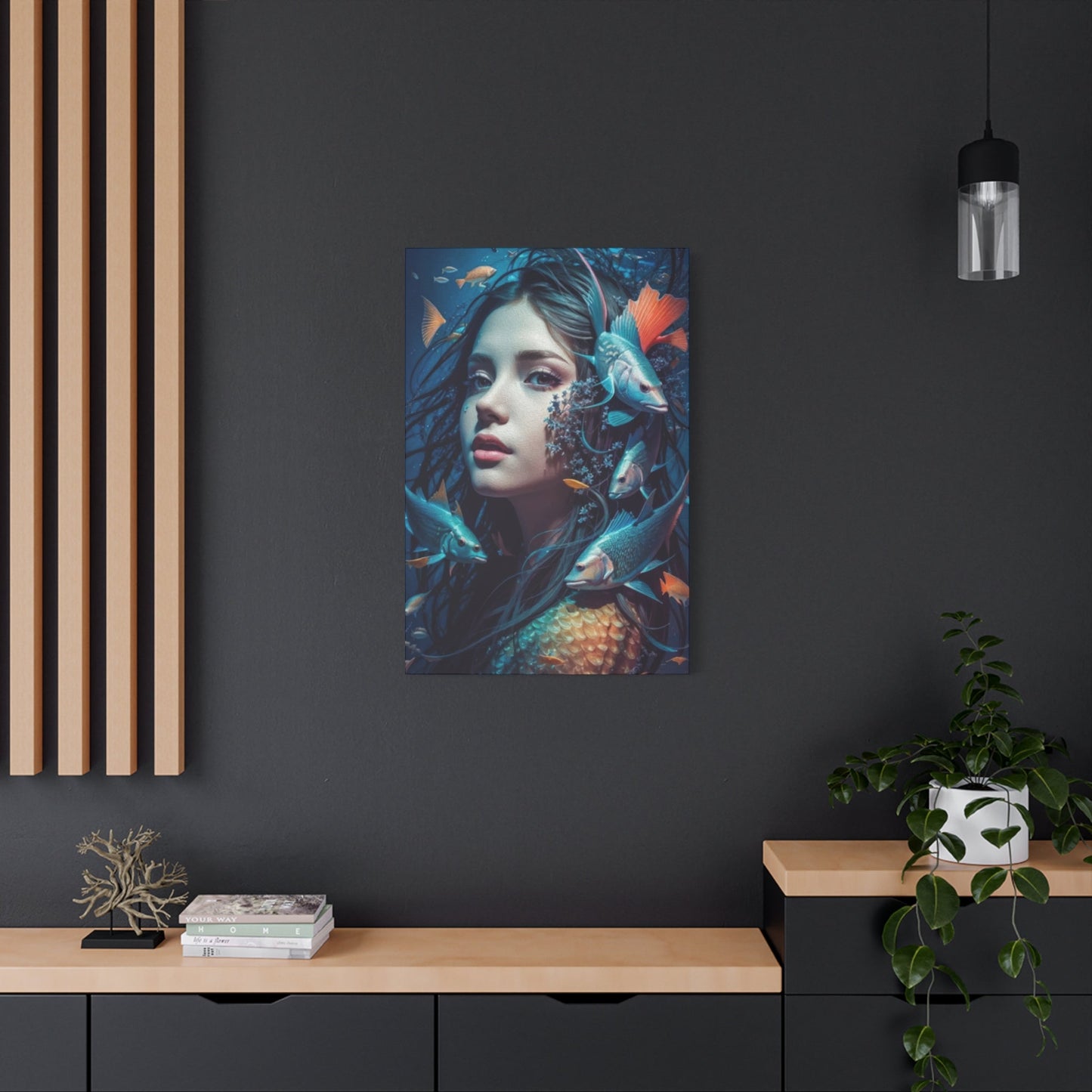 Aqua Woman Wall Art & Canvas Prints