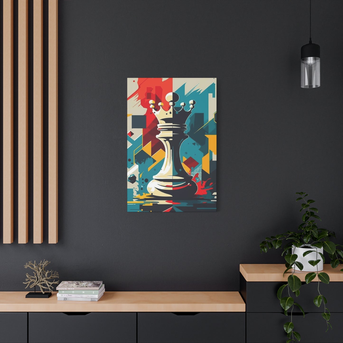 Abstract Chess Piece Wall Art & Canvas Prints