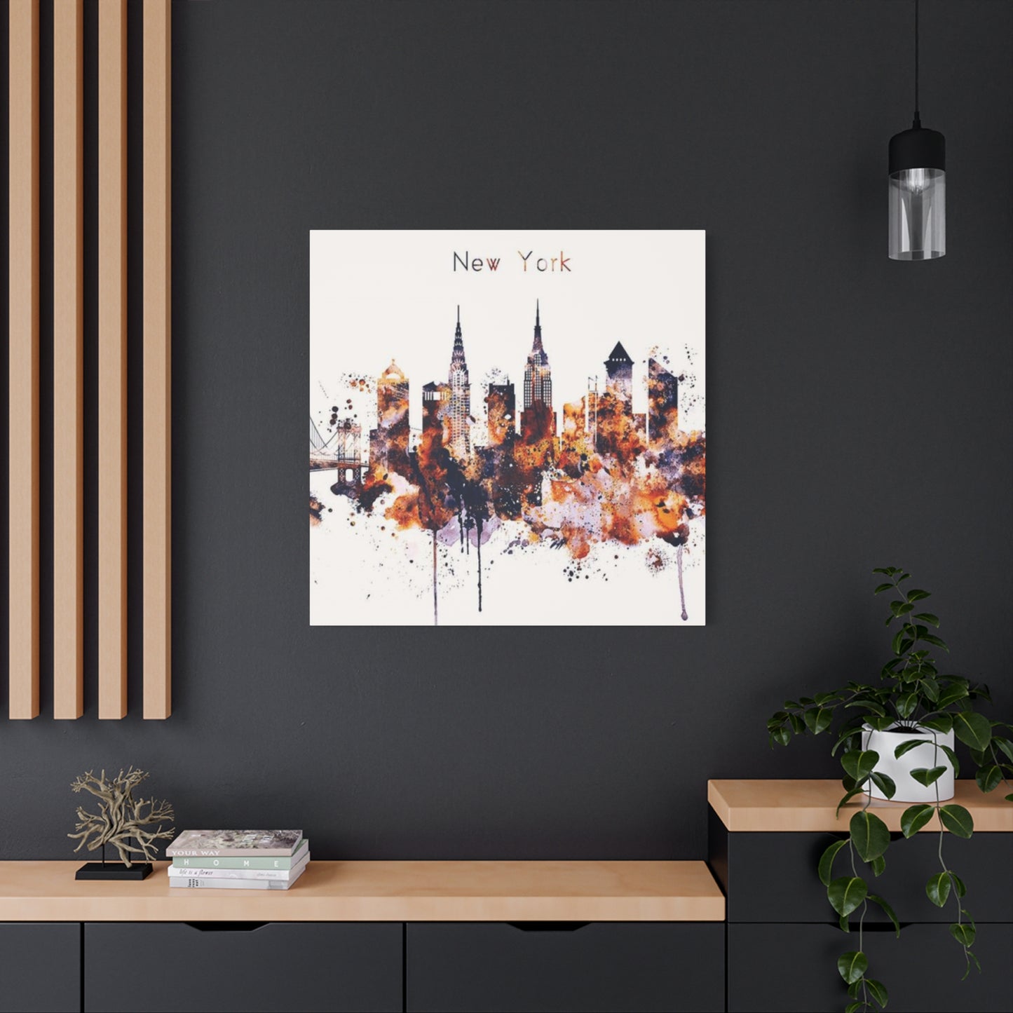 New York Skylines Drawing Wall Art & Canvas Prints