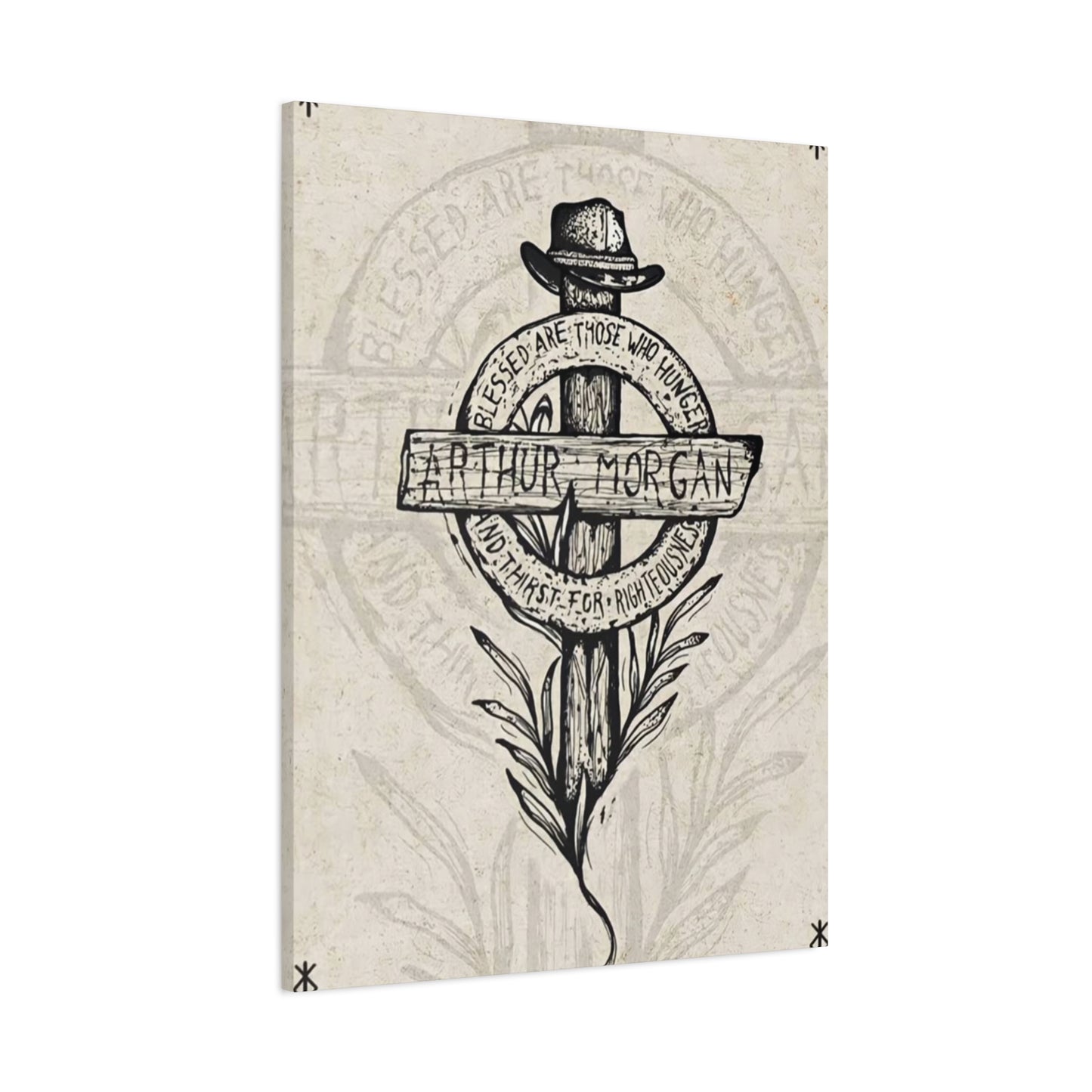 Arthur Morgan Sketch Wall Art & Canvas Prints