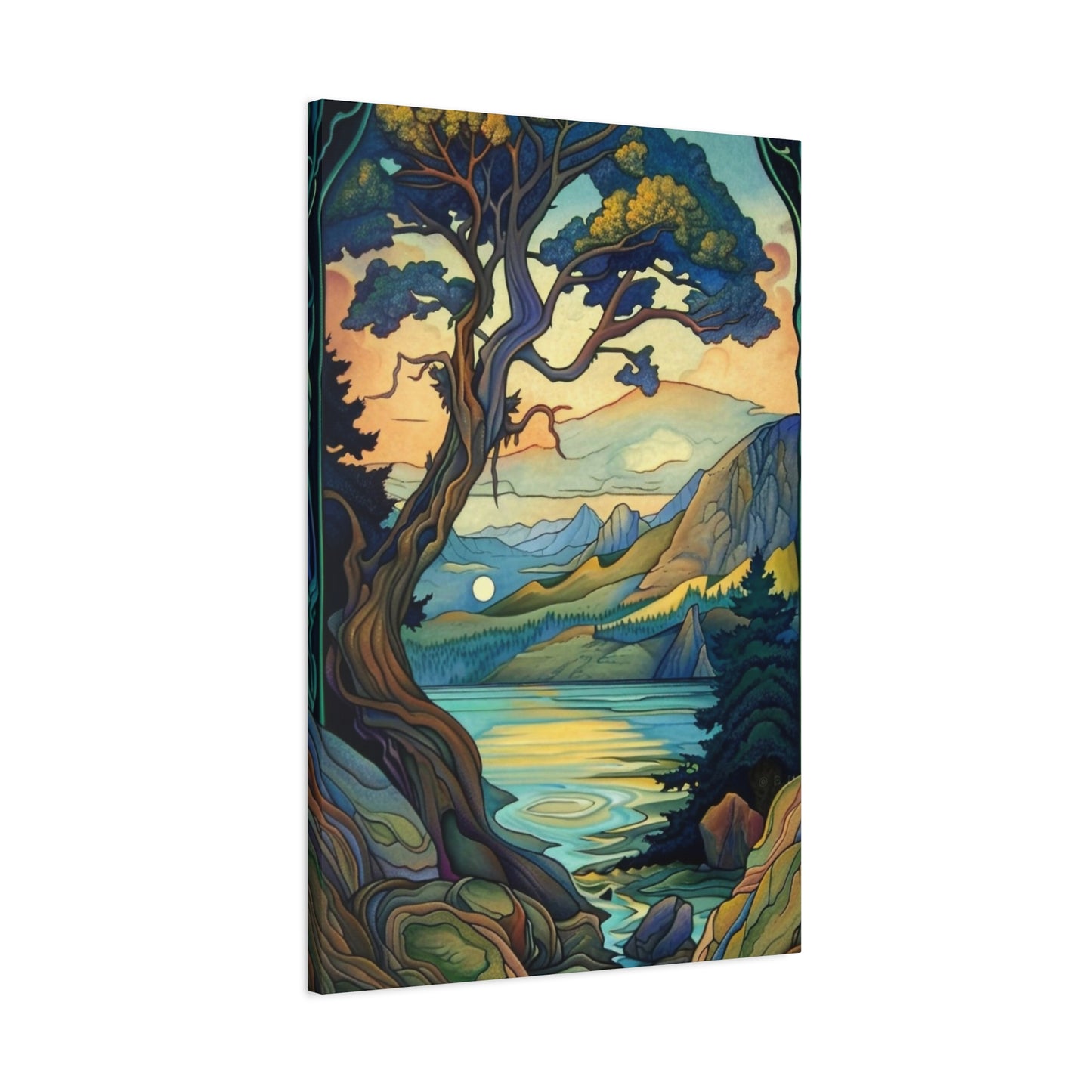 Forest River Landscape Wall Art & Canvas Prints