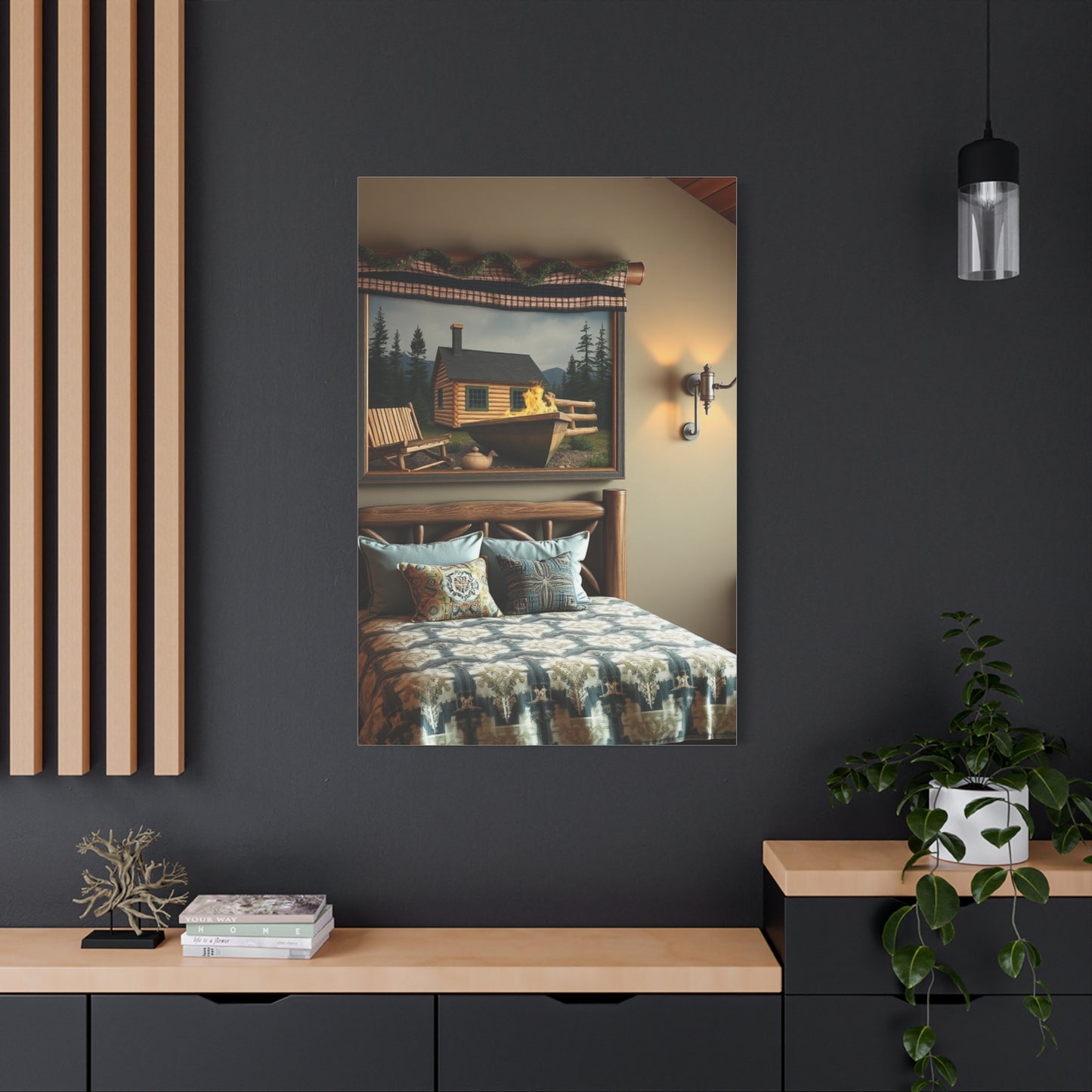 Vision Cabin & Lodge Decor Art Art Wall Art & Canvas Print