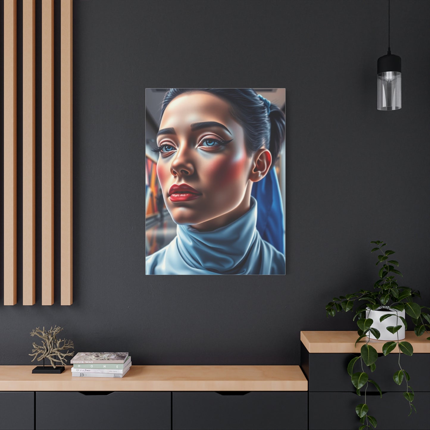 Refined Modernist Tableau Wall Art & Canvas Print