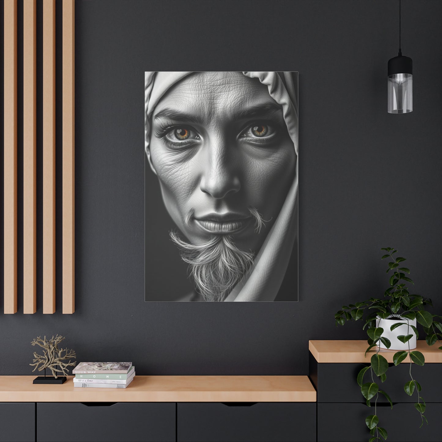 Chic Dichotomy Canvas Wall Art & Canvas Print