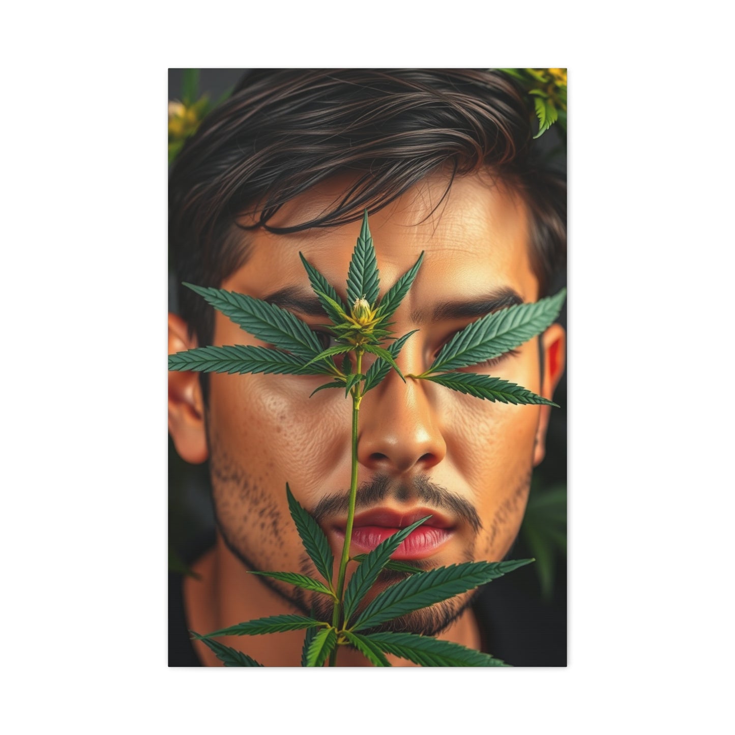 Gilded Herb Essence Art Wall Art & Canvas Print