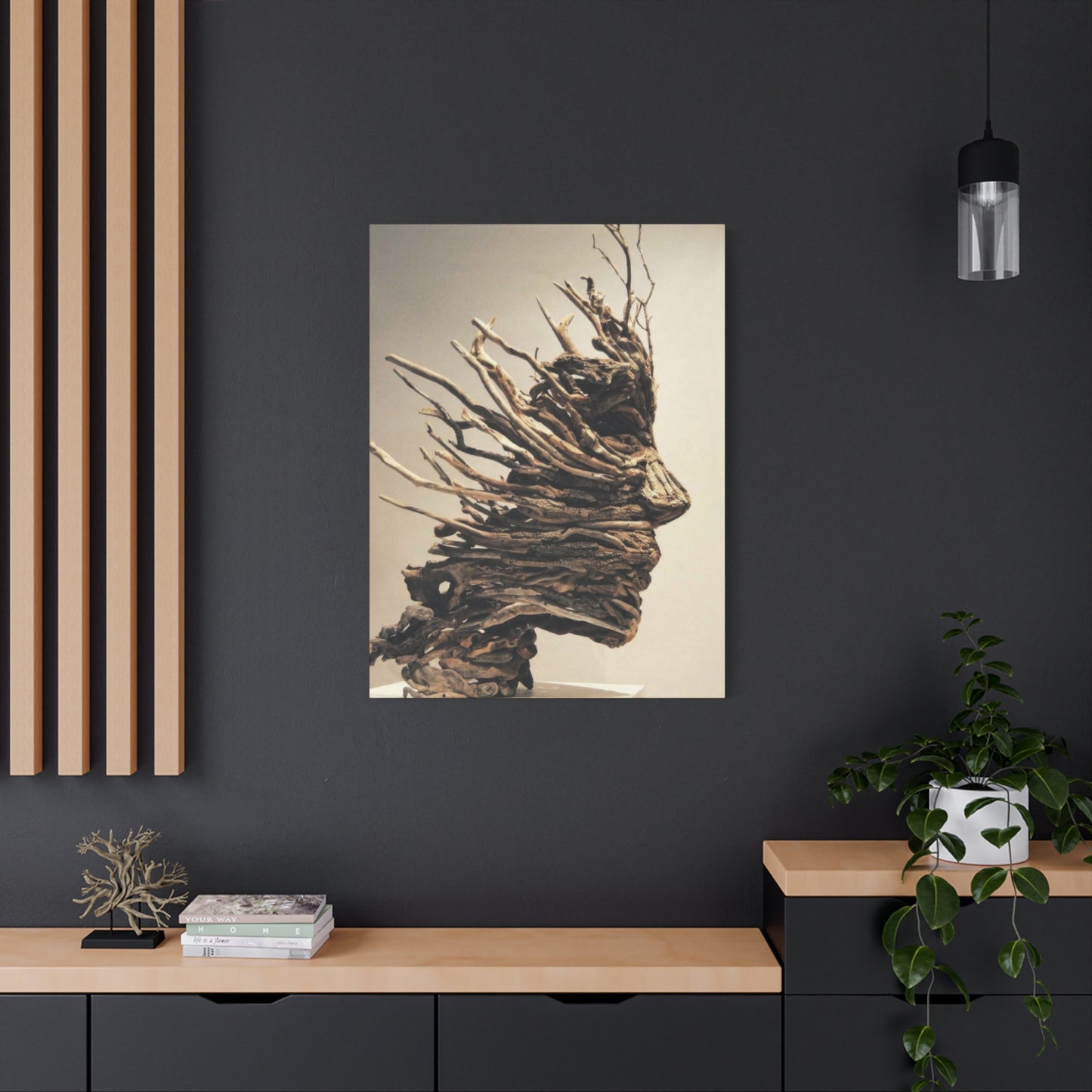 Driftwood Face Wall Art & Canvas Prints