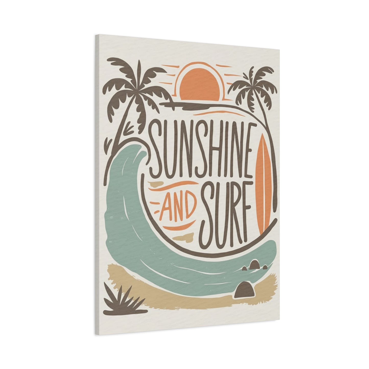Sunshine And Surf Painting Wall Art & Canvas Prints