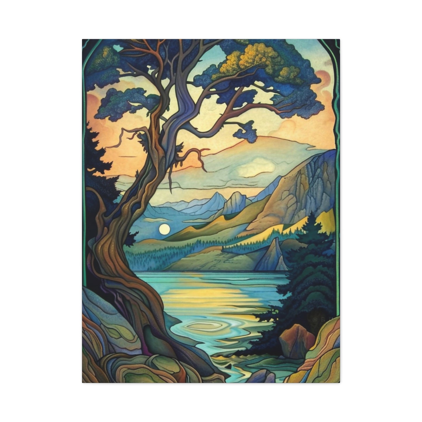 Forest River Landscape Wall Art & Canvas Prints