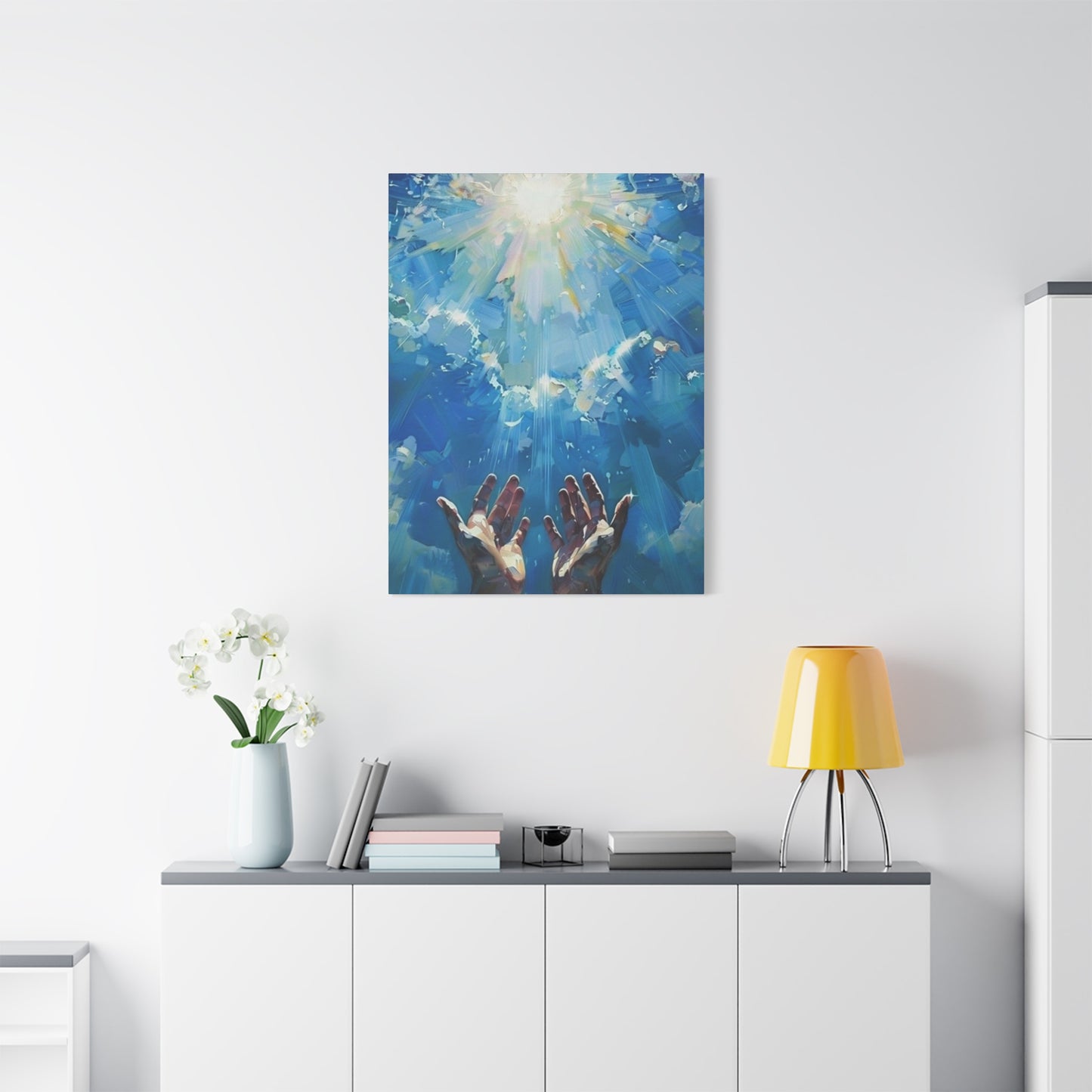 God Light Hope Wall Art & Canvas Prints