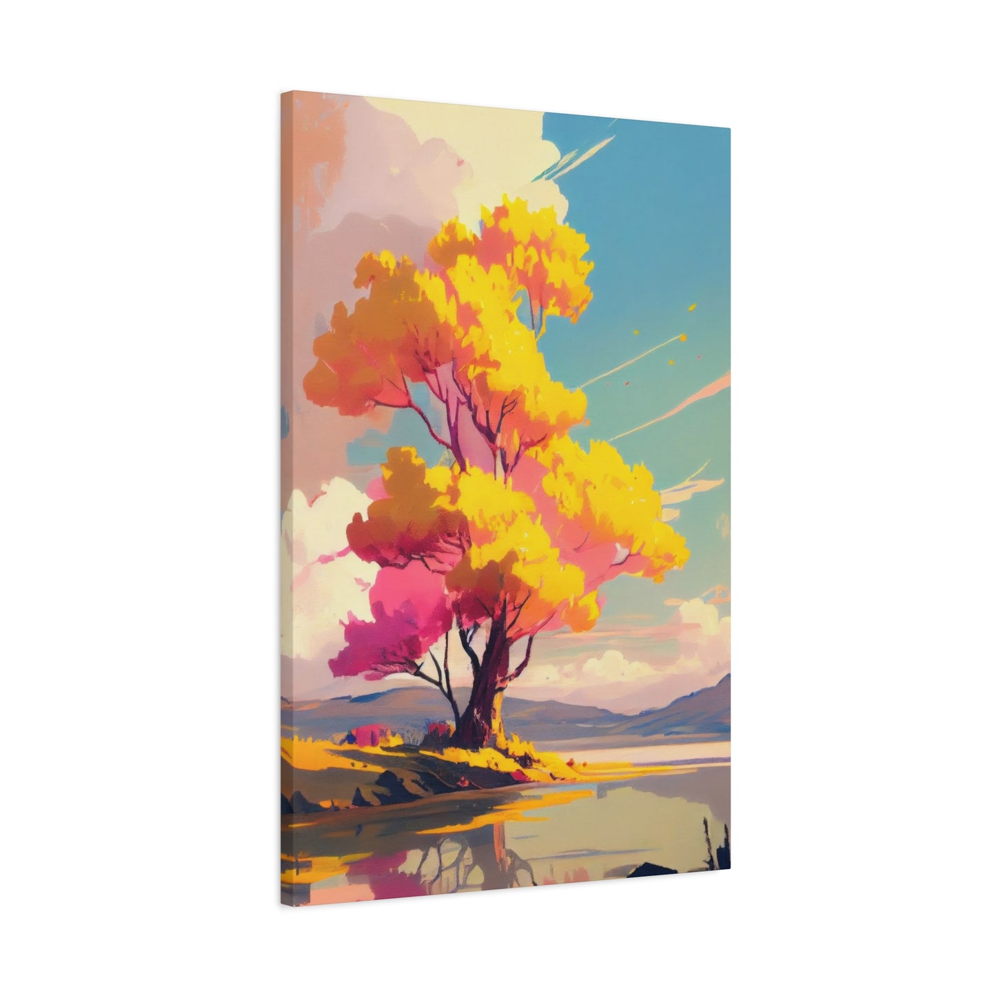 Yellow Lush Tree Wall Art & Canvas Prints