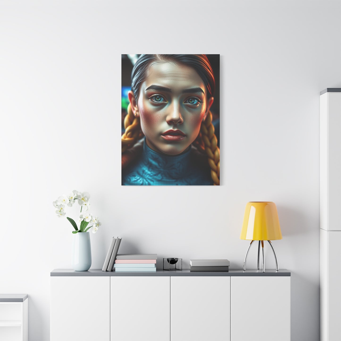 Artisanal Pixel Matrix Wall Art & Canvas Print