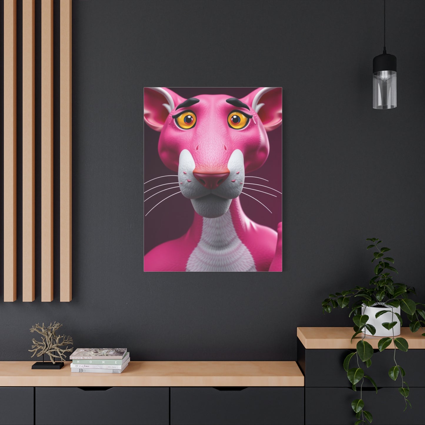Pink Panther Art Premium Canvas 18 Wall Art & Canvas Print