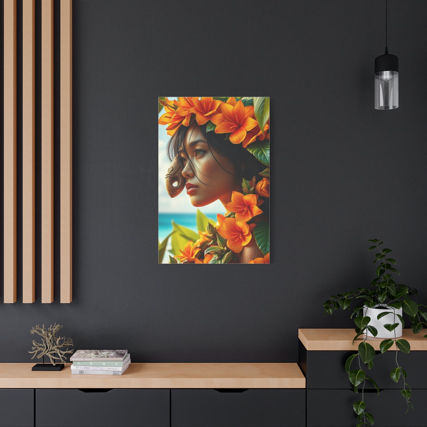 Opulent Island Impression Wall Art & Canvas Print