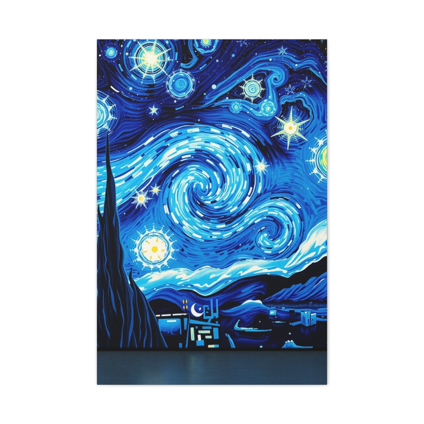 The Starry Night Canvas Art Canvas Art 3 Wall Art & Canvas Print