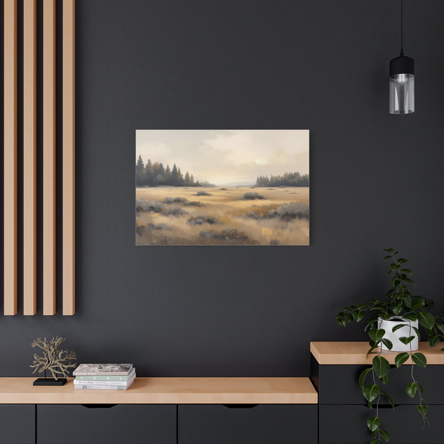 Golden Meadow at Dawn Wall Art & Canvas Prints