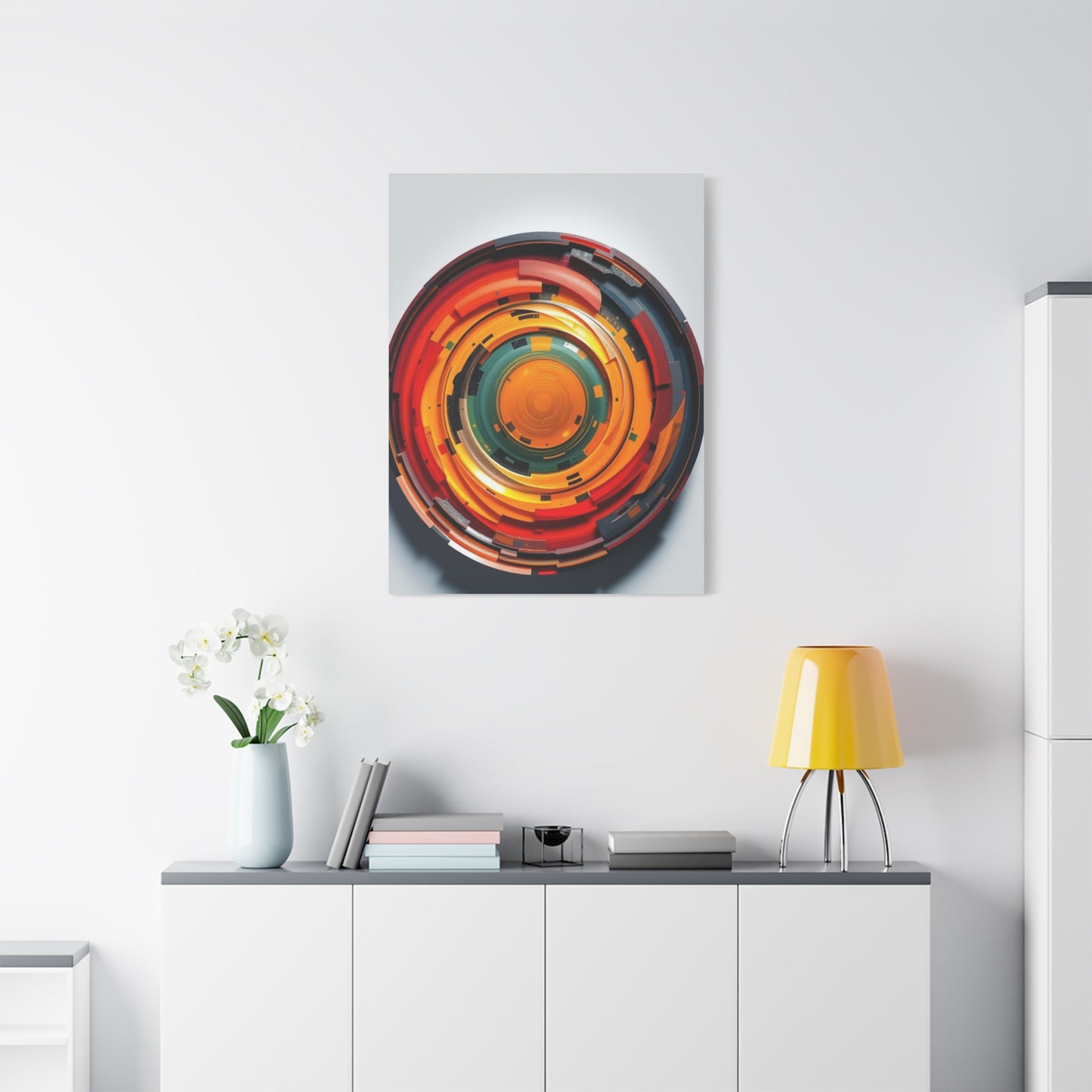 Orbital Abstraction Elegance wall art & canvas print