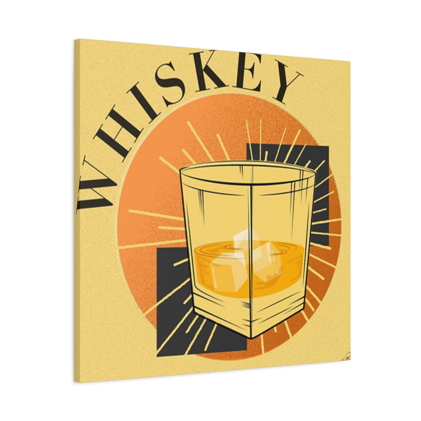 Whiskey Abstract Drinks Wall Art & Canvas Prints
