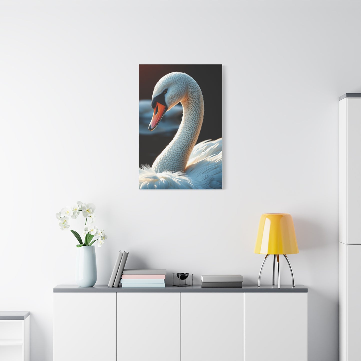 Swan Art Canvas Art 10 Wall Art & Canvas Print