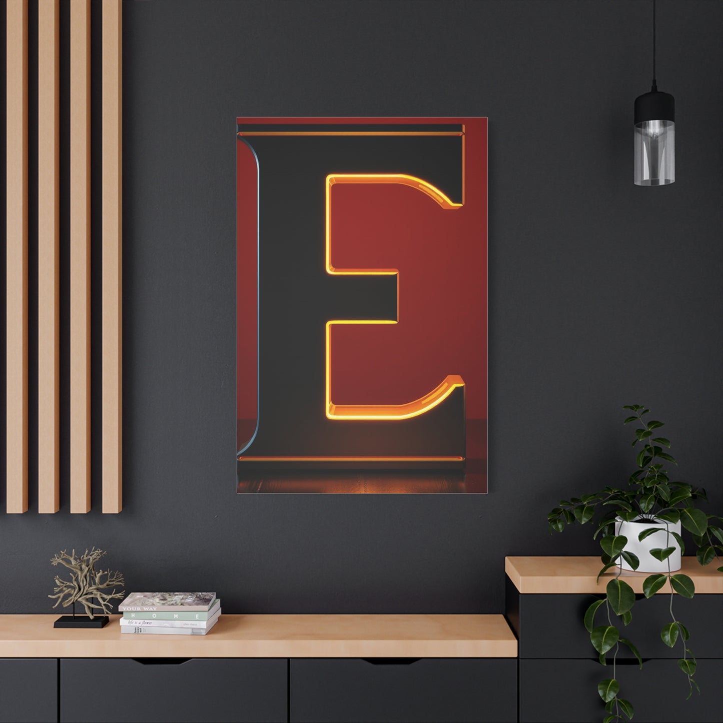 The Letter E - Art Canvas Art 4 Wall Art & Canvas Print