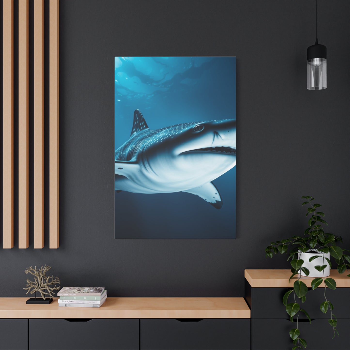 Supreme Whale Shark Art Beautiful Collection Wall Art & Canvas Print