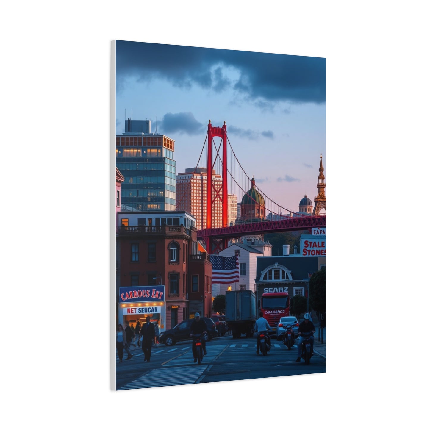 San Francisco Art Canvas Art 6 Wall Art & Canvas Print