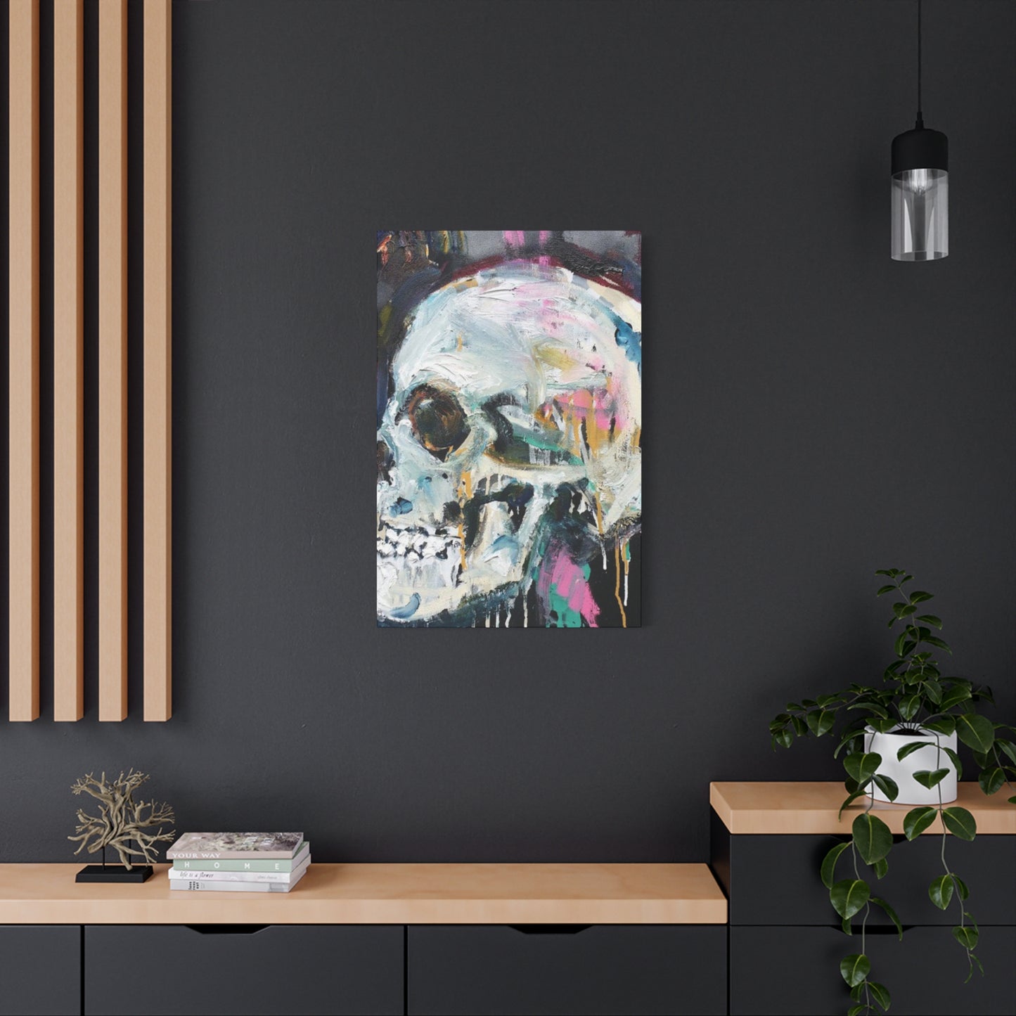 Skull Painting Wall Art & Canvas Prints