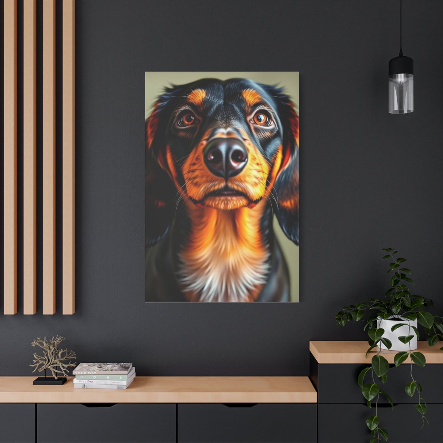 Vision Dachshund Art Art Wall Art & Canvas Print
