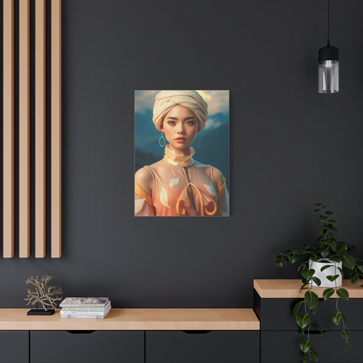 Opulent Leafscape Display Wall Art & Canvas Print