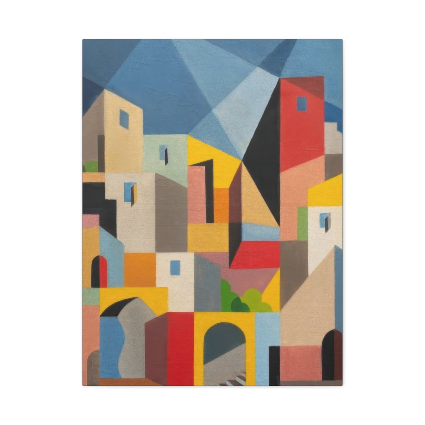 Cityscape Cubism Wall Art & Canvas Prints