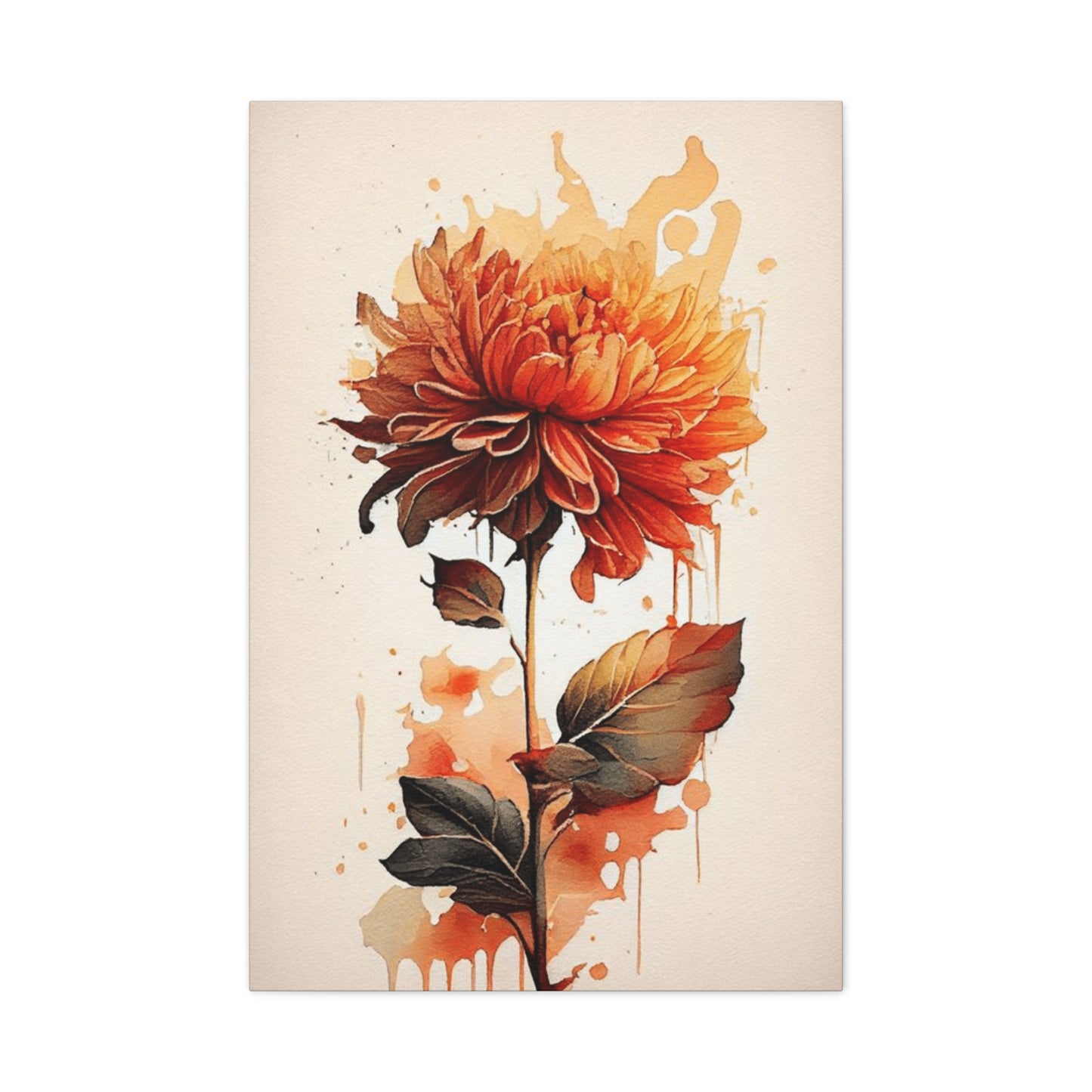 Orange Flower Wall Art & Canvas Prints