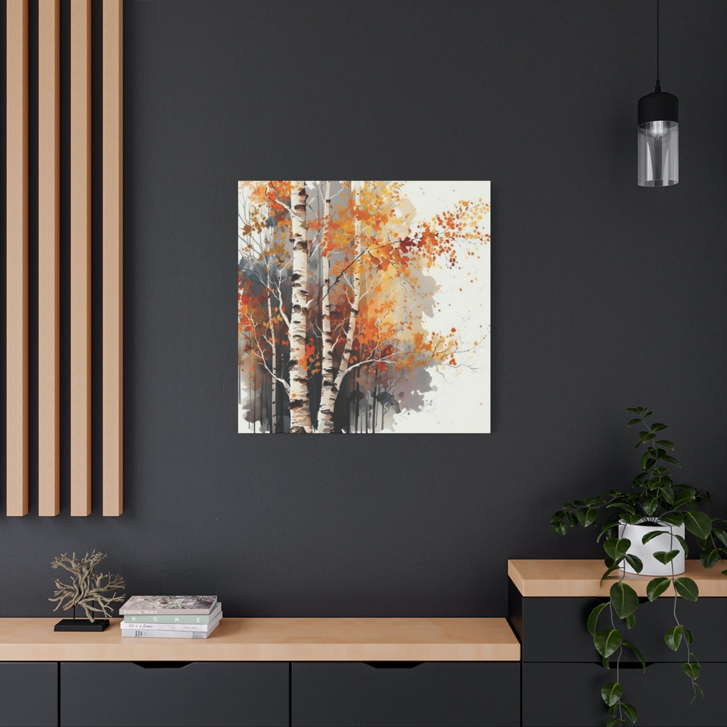Birch Tress and Automn Wall Art & Canvas Prints