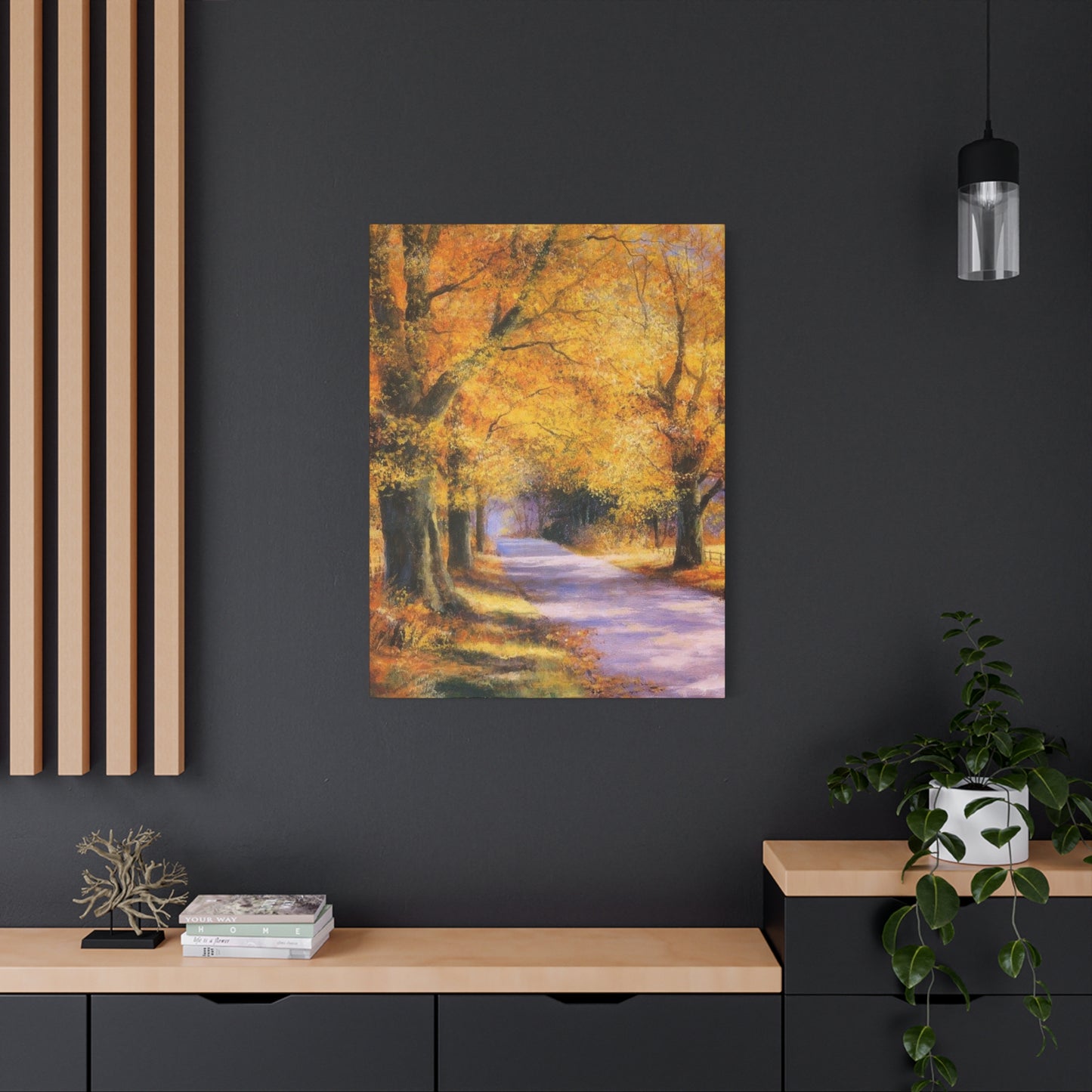 Forest Yellow Path Wall Art & Canvas Prints