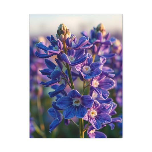Supreme Collection Bluebonnet Flower Art Wall Art & Canvas Print