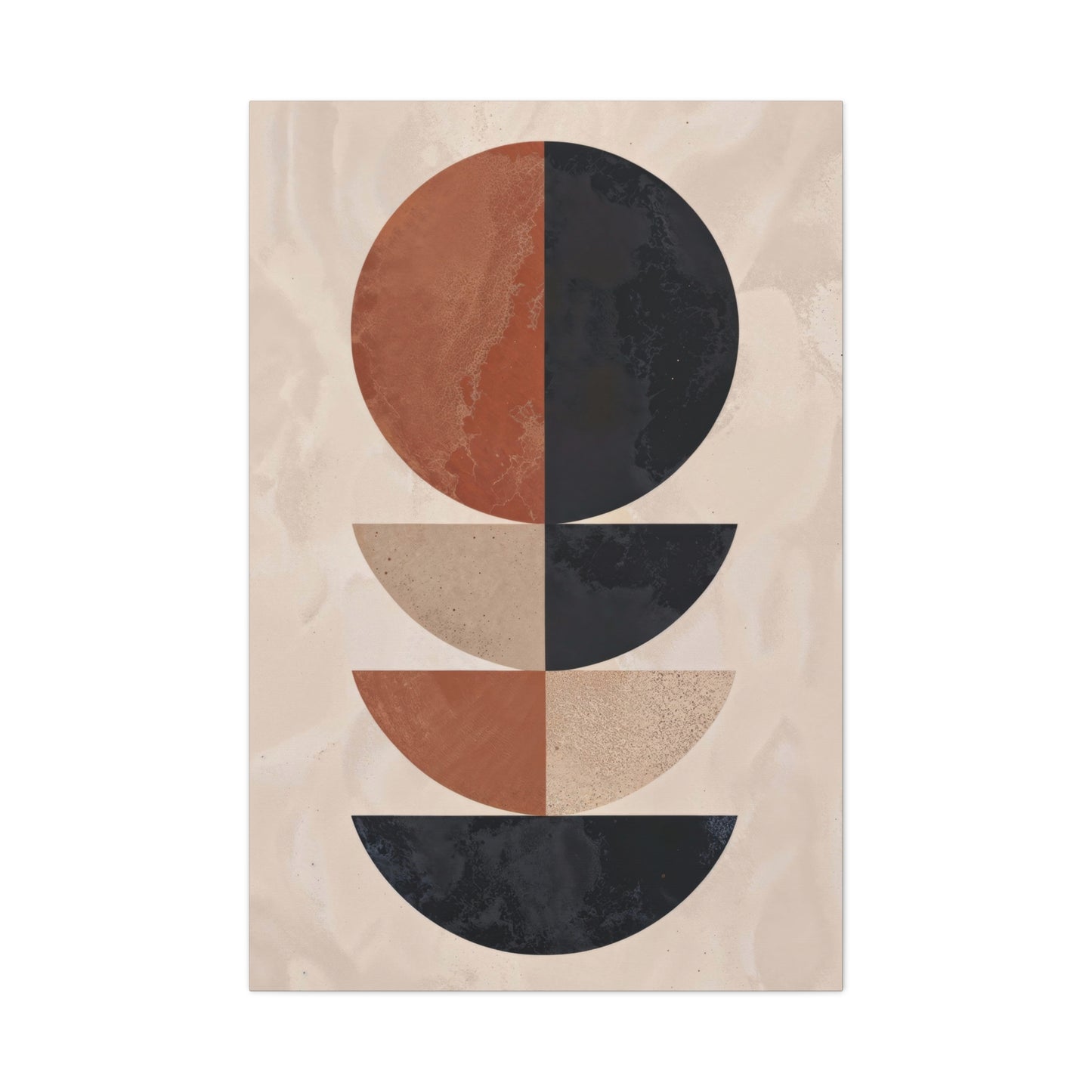 Abstract Brown Black Earth Tones Wall Art & Canvas Prints