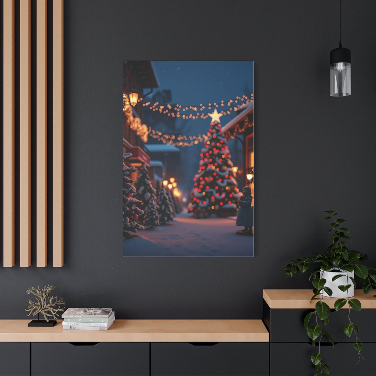 Collection Black Christmas Art Art Wall Art & Canvas Print